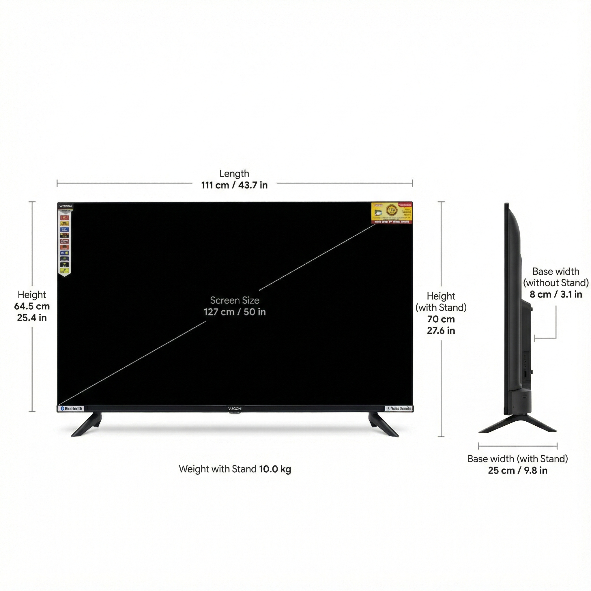 50 Inch FVMB Led TV