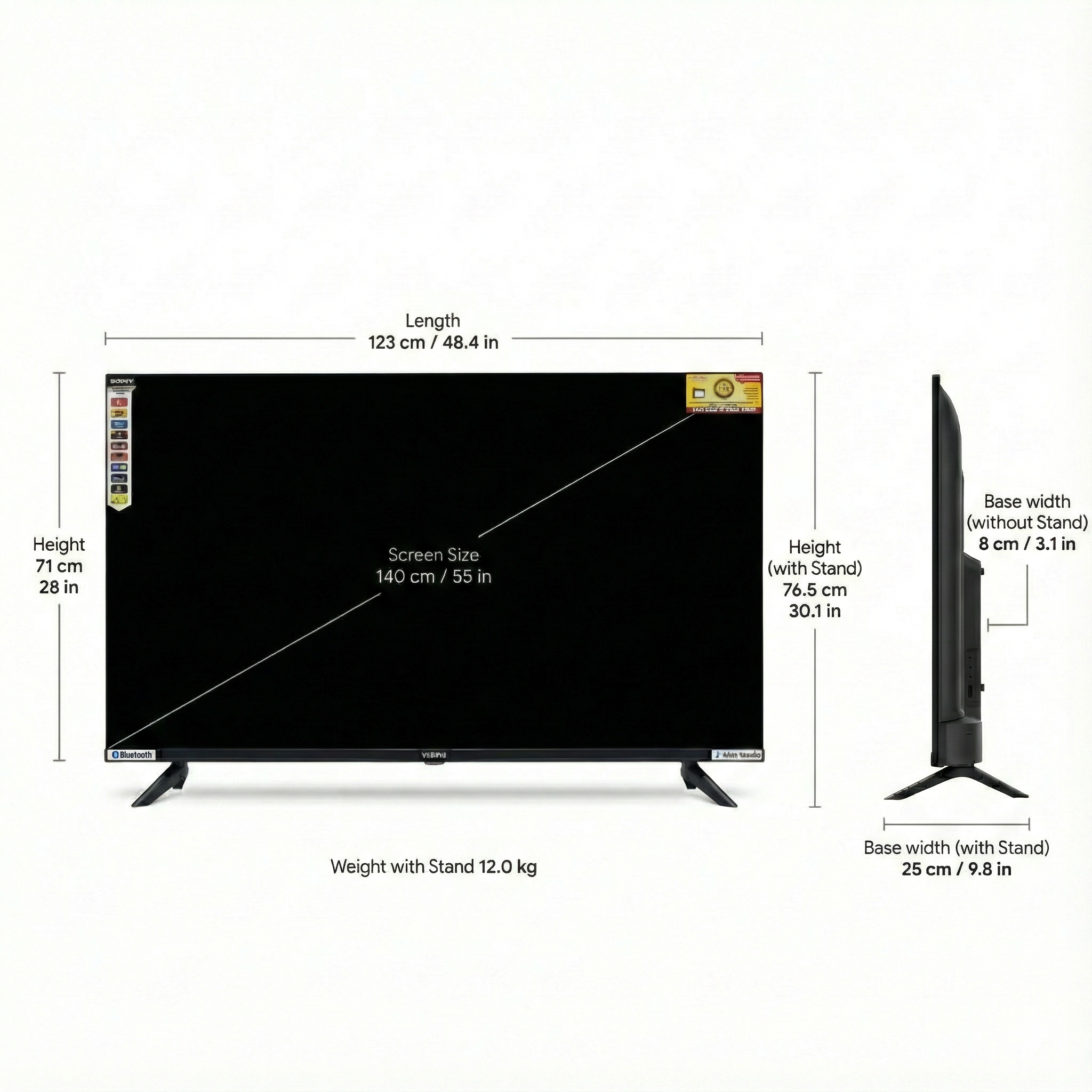 55 Inch FVMB Led TV