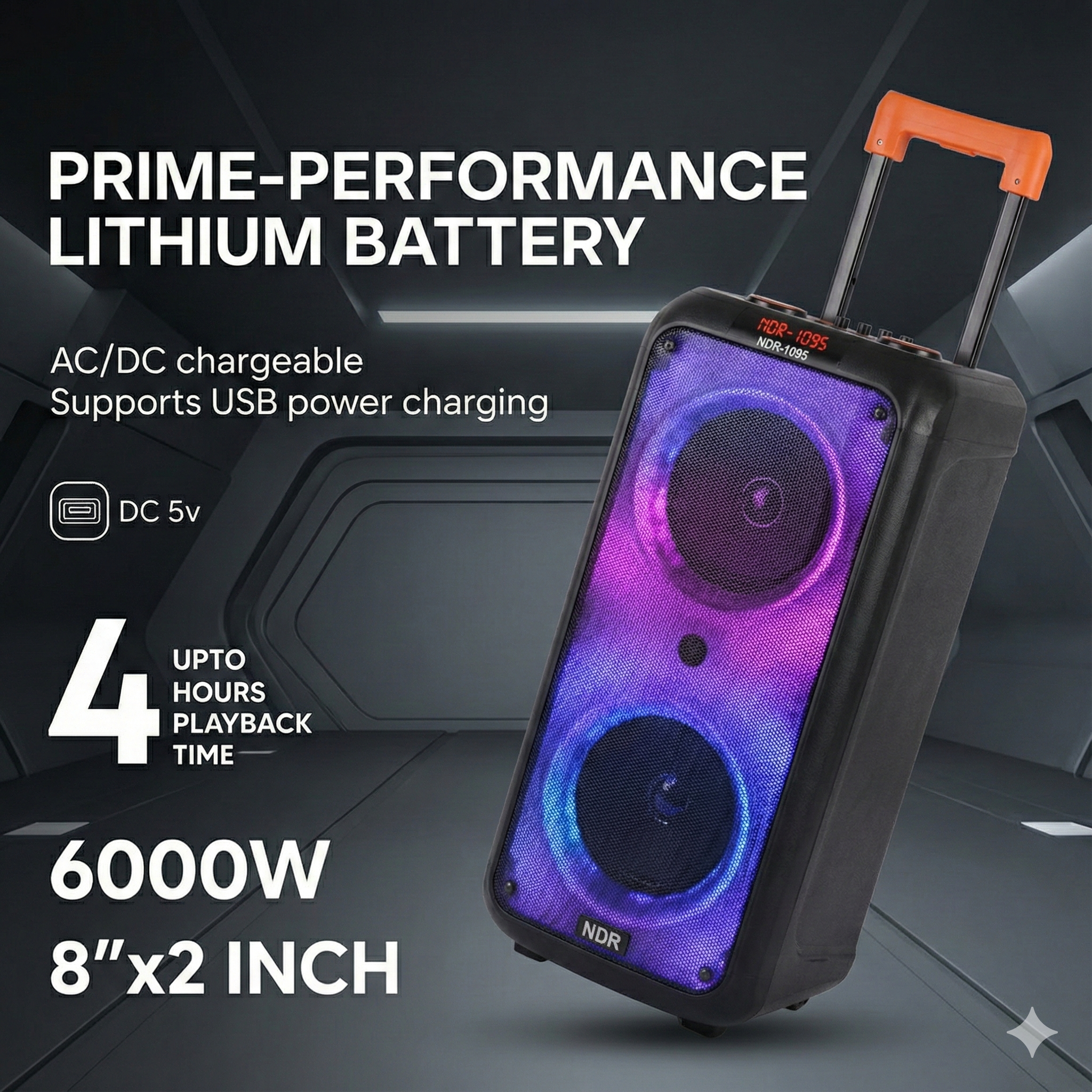 Vsooni NDR-1095 BT SPEAKER