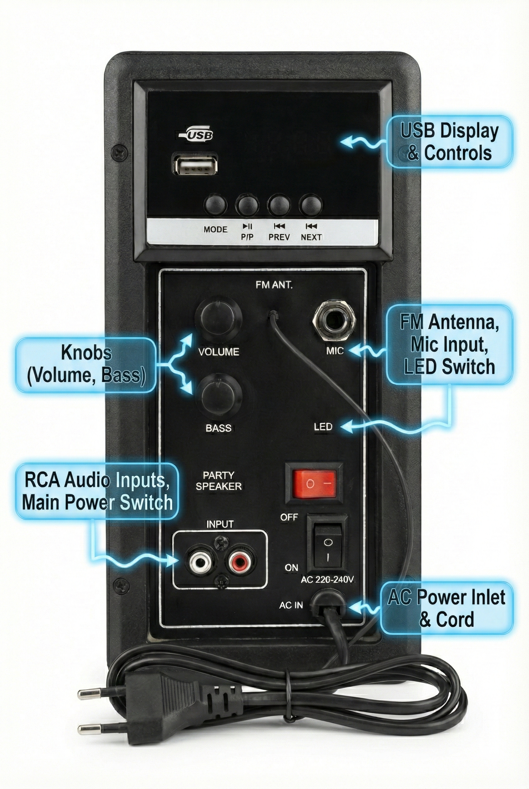 Vsooni Thar BT SPEAKER