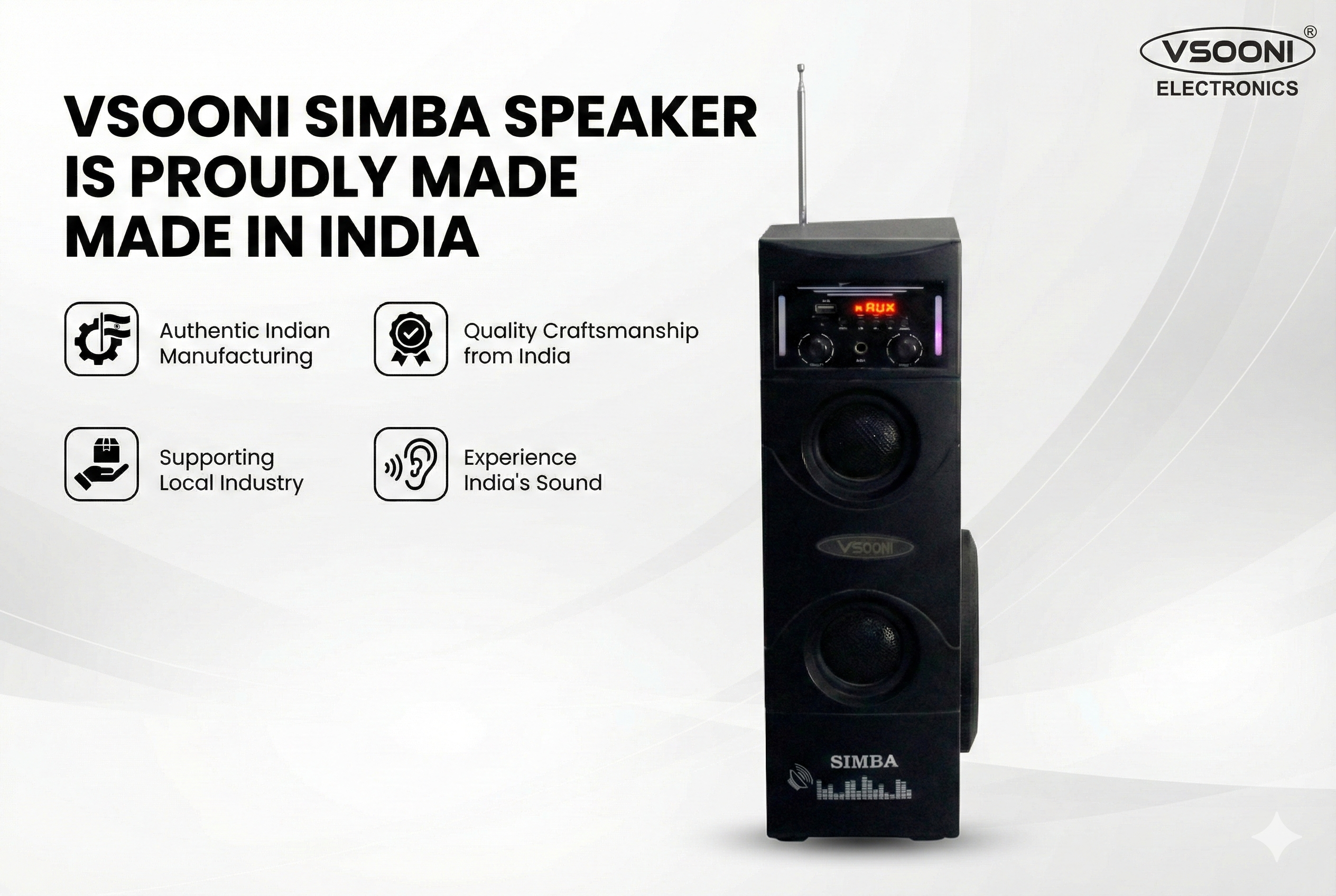 Vsooni SIMBA BT SPEAKER