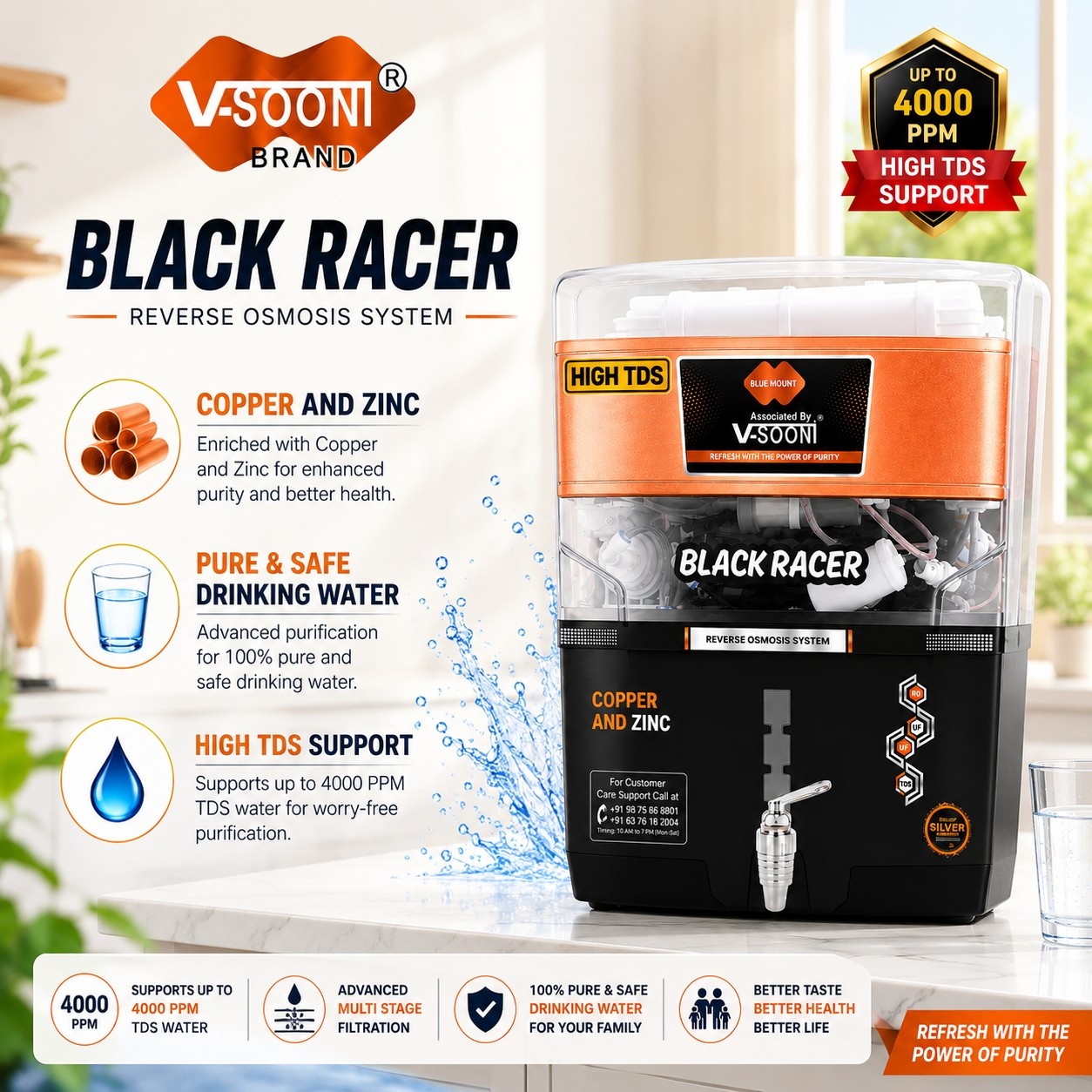 HIGH TDS BLACK RACER RO