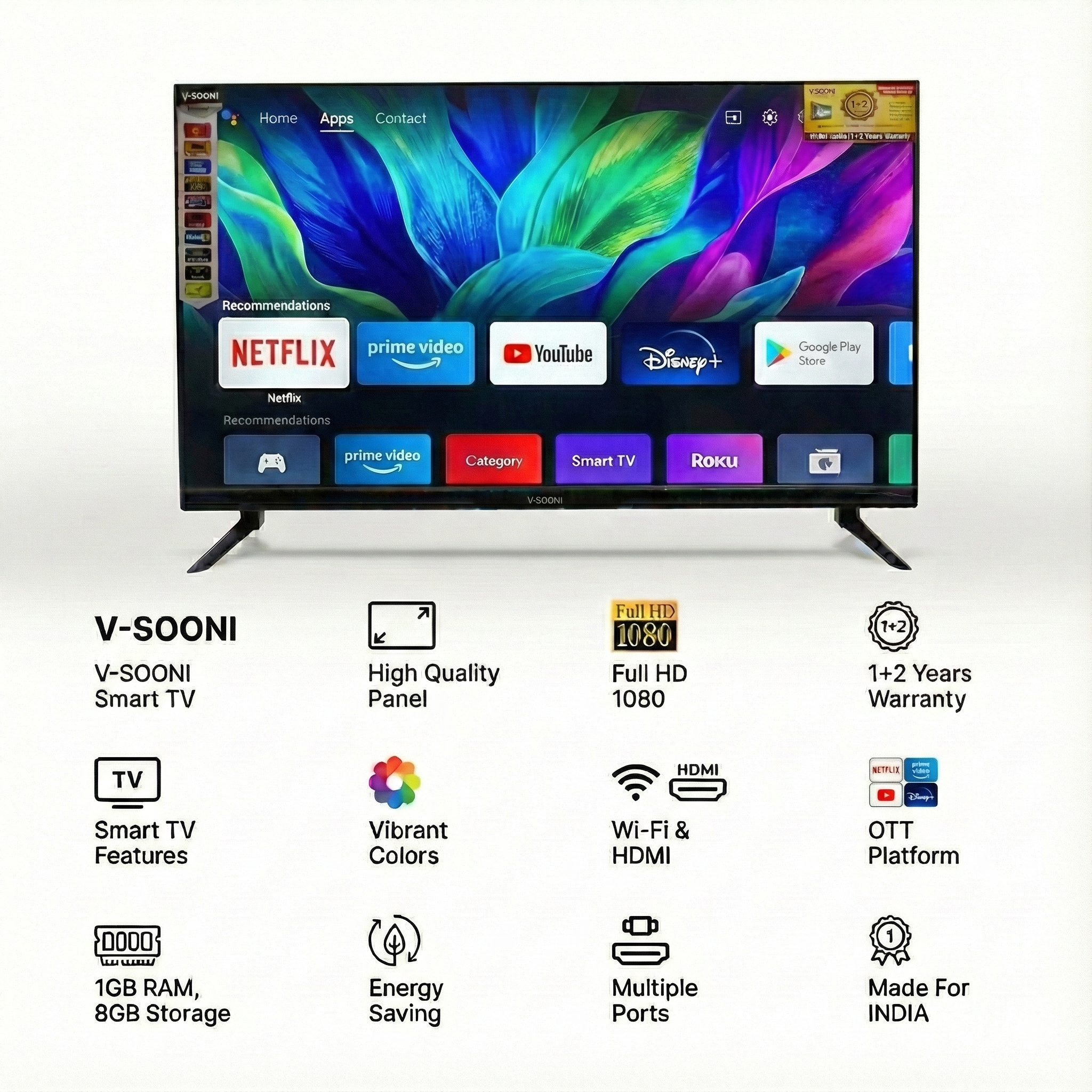32 Inch FIRE LED TV 1
